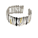 1856 - B1856 - SILVER & GOLD BRACELET B1856