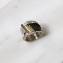 1905 - R1905 - SILVER & GOLD RING R1905