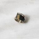 1905 - R1905 - SILVER & GOLD RING R1905