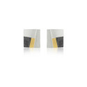 1731 - E1731 - SILVER & GOLD EARRINGS E1731