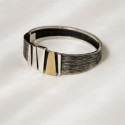 1853 - BA1853 - SILVER & GOLD BANGLE BA1853