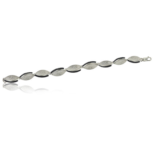 1941 - B1941 - SILVER BRACELET WITH DIAMONDS B1941