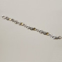 1803 - B1803 - SILVER & GOLD BRACELET B1803